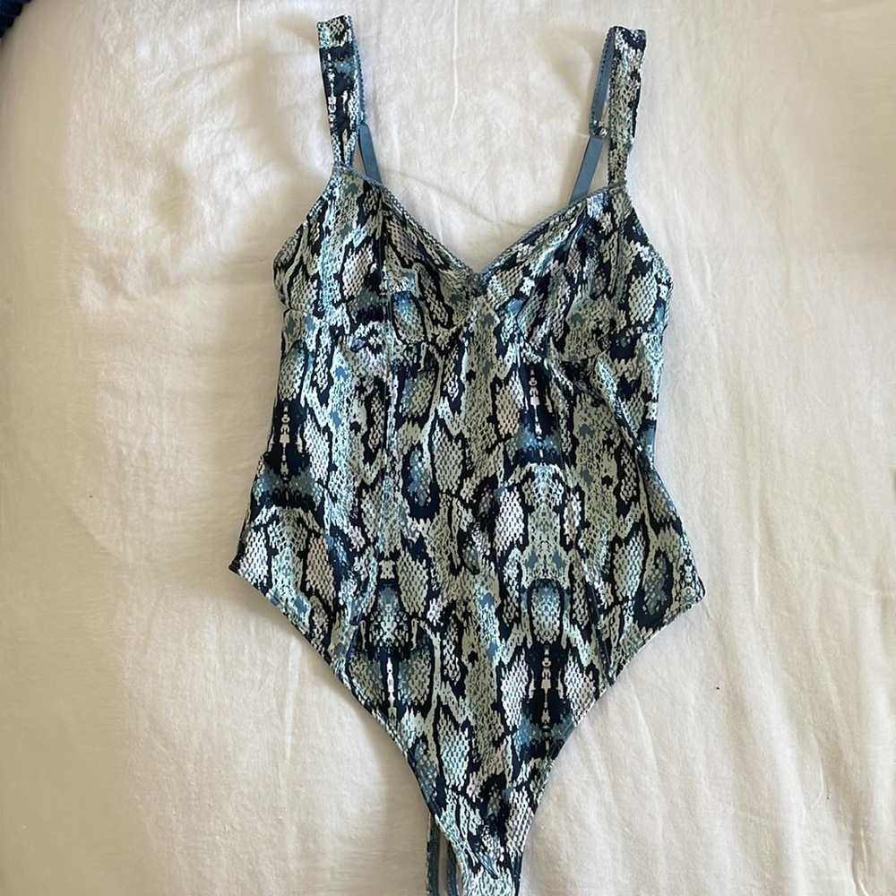 Out From Under snakeskin bodysuit
